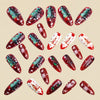 12 Sizes-24 Pcs Press On Nails Y1240