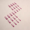 12 Sizes-24 Pcs Press On Nails G002