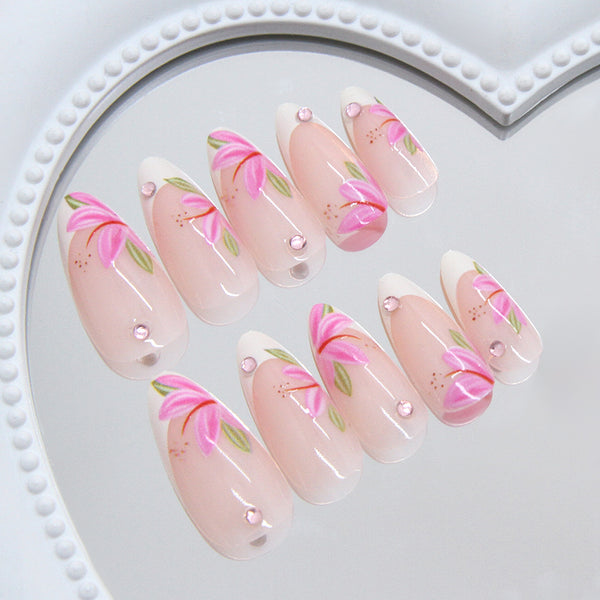12 Sizes-24 Pcs Press On Nails Z1056