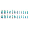 12 Sizes-24 Pcs Press On Nails W1929