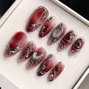 12 Sizes-24 Pcs Press On Nails JP4221