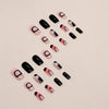 12 Sizes-24 Pcs Press On Nails W968
