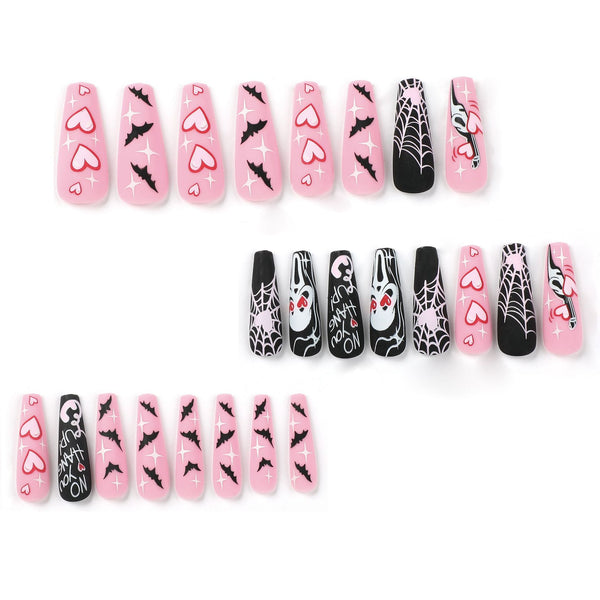 12 Sizes-24 Pcs Press On Nails JP2501