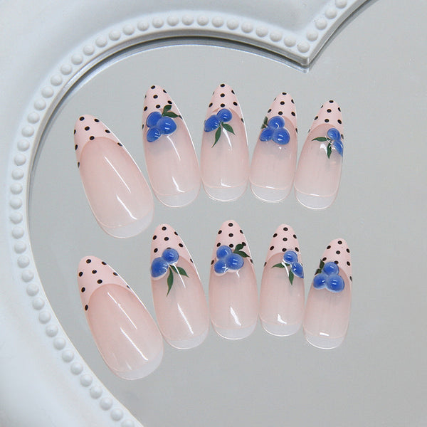 12 Sizes-24 Pcs Press On Nails W2155