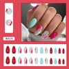 12 Sizes-24 Pcs Press On Nails W428