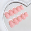 12 Sizes-24 Pcs Press On Nails W1986