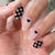 12 Sizes-24 Pcs Press On Nails JP1362