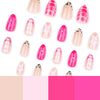12 Sizes-24 Pcs Press On Nails JP3942