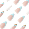 12 Sizes-24 Pcs Press On Nails JP2002