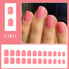 12 Sizes-24 Pcs Press On Nails C1811
