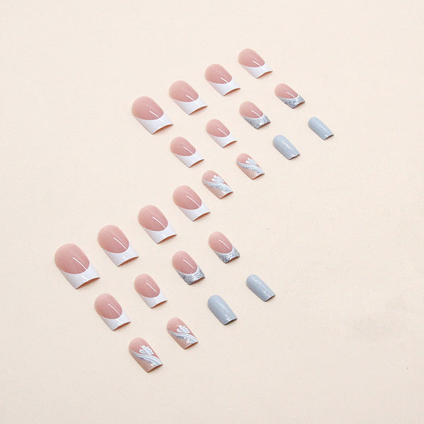 12 Sizes-24 Pcs Press On Nails W379