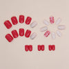 12 Sizes-24 Pcs Press On Nails W1368