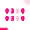 12 Sizes-24 Pcs Press On Nails C1243