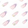 12 Sizes-24 Pcs Press On Nails JP1483