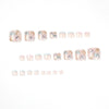 Press On Toe nails Set 24pcs/set JP1636