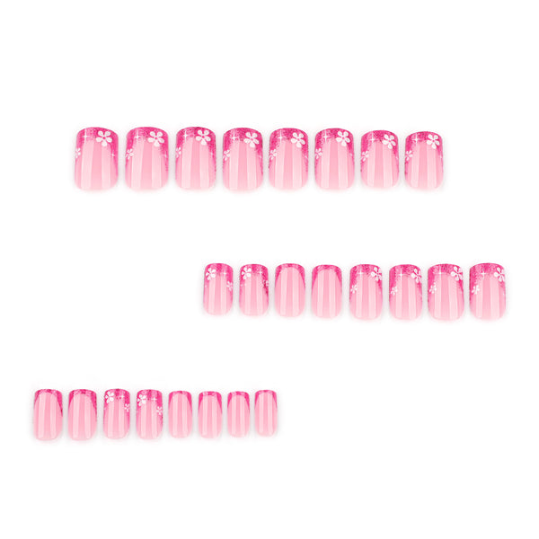 12 Sizes-24 Pcs Press On Nails JP3936