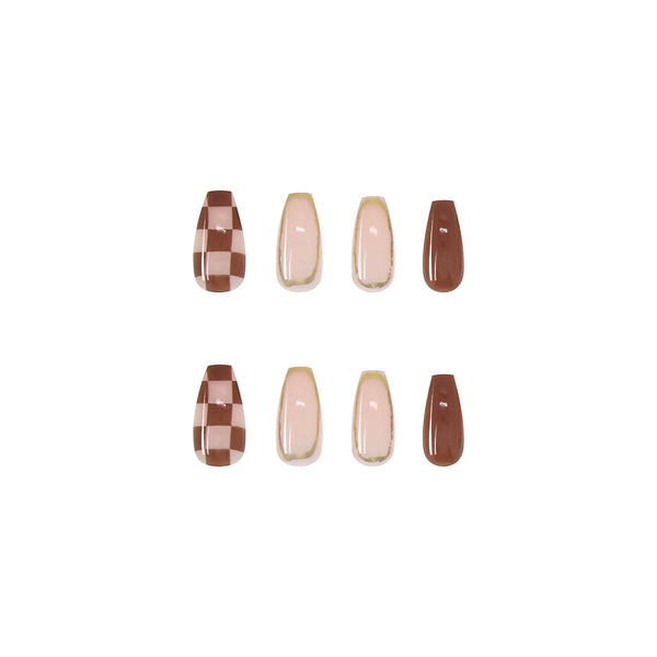 12 Sizes-24 Pcs Press On Nails R279