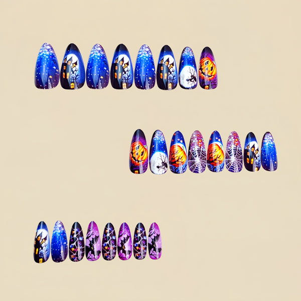12 Sizes-24 Pcs Press On Nails Y842