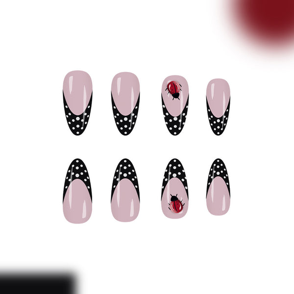 12 Sizes-24 Pcs Press On Nails C1372