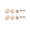 12 Sizes-24 Pcs Press On Nails JP1646