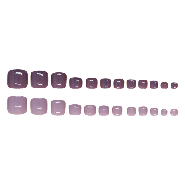 12 Sizes-24 Pcs Press On Nails F156