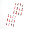 12 Sizes-24 Pcs Press On Nails JP1414