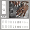 12 Sizes-24 Pcs Press On Nails W387
