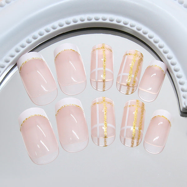 12 Sizes-24 Pcs Press On Nails R921