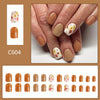 12 Sizes-24 Pcs Press On Nails C604