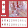12 Sizes-24 Pcs Press On Nails R521