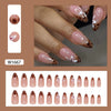 12 Sizes-24 Pcs Press On Nails W1667