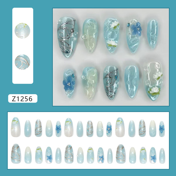 30 Pcs Press On Nails Z1256