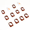 12 Sizes-24 Pcs Press On Nails JP1546