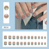 12 Sizes-24 Pcs Press On Nails R816