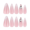 12 Sizes-24 Pcs Press On Nails JP4272
