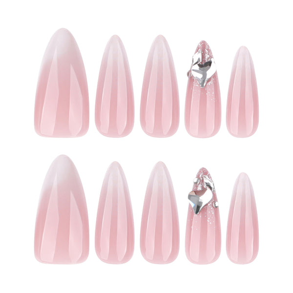 12 Sizes-24 Pcs Press On Nails JP4272