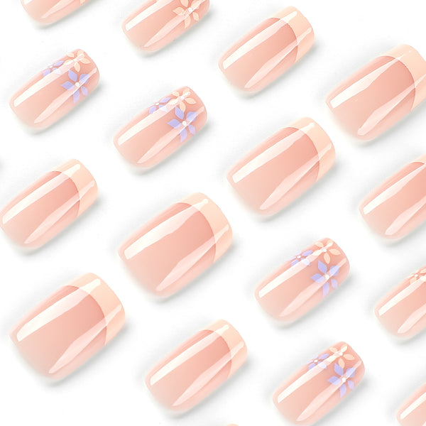 12 Sizes-24 Pcs Press On Nails JP2607