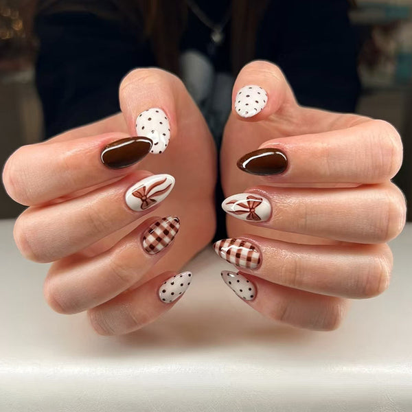 30 Pcs Press On Nails W2127