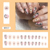 12 Sizes-24 Pcs Press On Nails W937