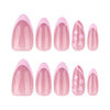 12 Sizes-24 Pcs Press On Nails JP3867