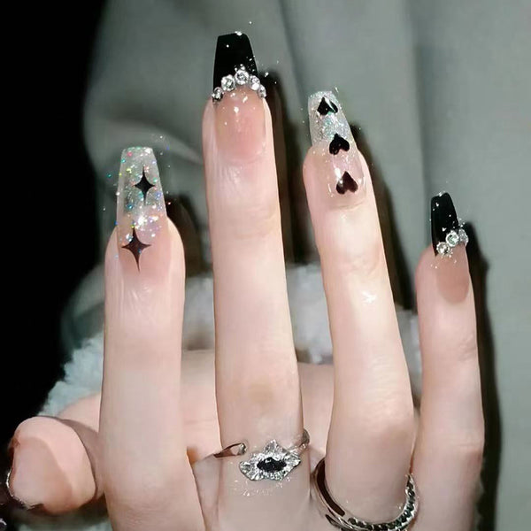 12 Sizes-24 Pcs Press On Nails Z1138