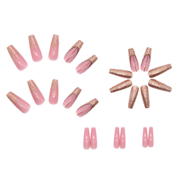 12 Sizes-24 Pcs Press On Nails W099