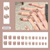 12 Sizes-24 Pcs Press On Nails MY008