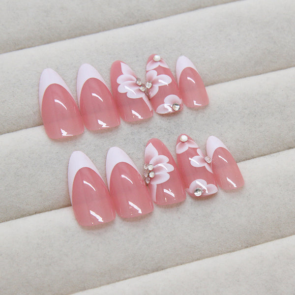 12 Sizes-24 Pcs Press On Nails Z948