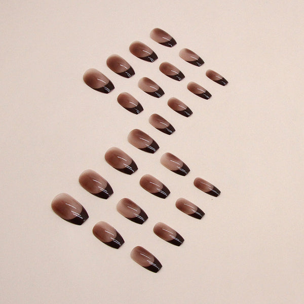 12 Sizes-24 Pcs Press On Nails R800