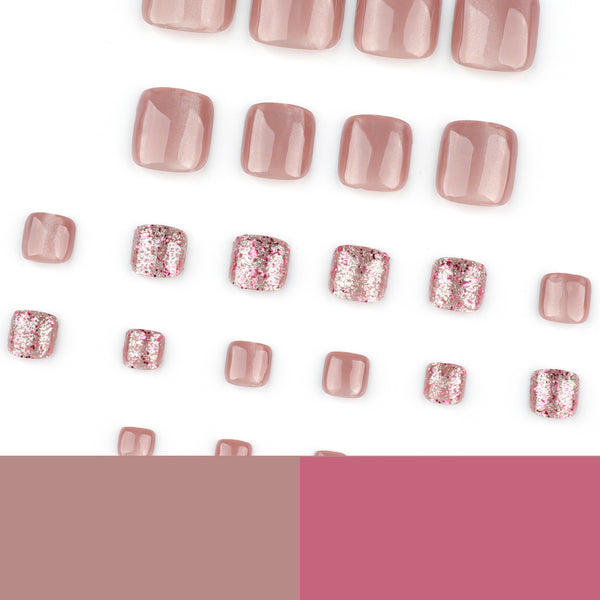 12 Sizes-24 Pcs Press On Nails JP3697