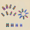 12 Sizes-24 Pcs Press On Nails Y613