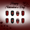 12 Sizes-24 Pcs Press On Nails C1502
