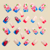 12 Sizes-24 Pcs Press On Nails Y1228