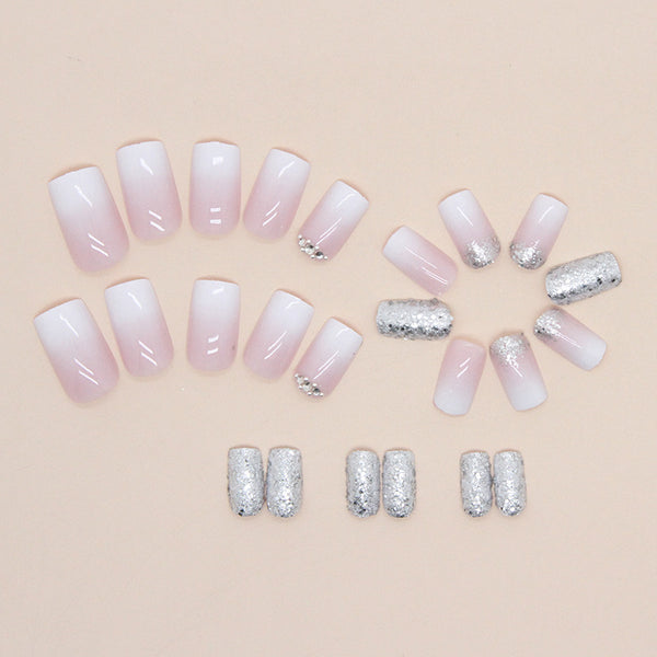12 Sizes-24 Pcs Press On Nails Z675